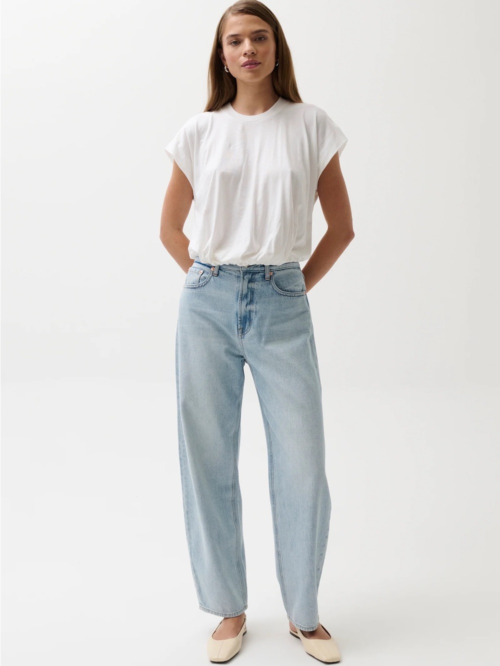 pistola Light Blue low Rise Women's Jeans